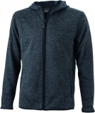 Mens Knitted Fleece Hoody JN589