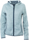 Ladies Knitted Fleece Hoody JN588