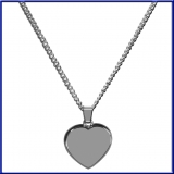Schmuckanhnger Herz silber mit Kette