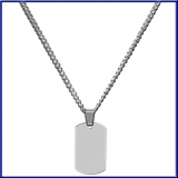 Schmuckanh?nger Plakette silber