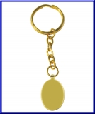 Schlsselanhnger Oval gold