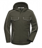 Workwear Spftshell Padded Jacket-Solid-JN886