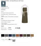 Bistroschrze Santorini