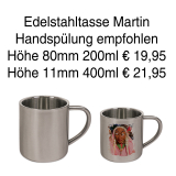 Edelstahltasse Martin