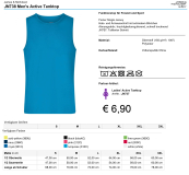 JN738 Mens Active Tank Top
