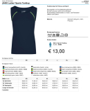 JN493 LADIES SPORT  TOP