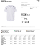 JN386K Junior Team Shirt