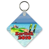 KUNSTSTOFF-SCHL?SSELANH?NGER 5,7x5,7 cm inkl. Druck