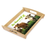 HOLZ-TABLETTS 28x41cm inkl. Druck