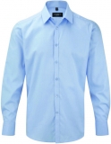 OR962M_Herringbone Shirt Herren, Langarm