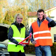 Sicherheitsweste mit Stofftasche