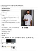 Kochjacke Chef GUSTAV