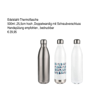 Edelstahl Thermoflasche