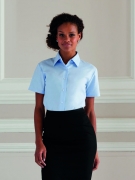 OR933F_Ladies Oxford-Bluse, kurzarm